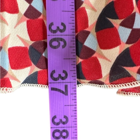 ANTHROPOLOGIE MAEVE Geometric Print
Pleated Midi Skirt, Size M. - Picture 15 of 15